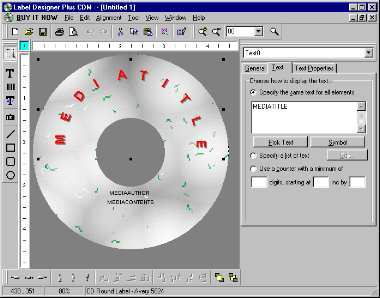 Label Designer Plus CDM Screenshot